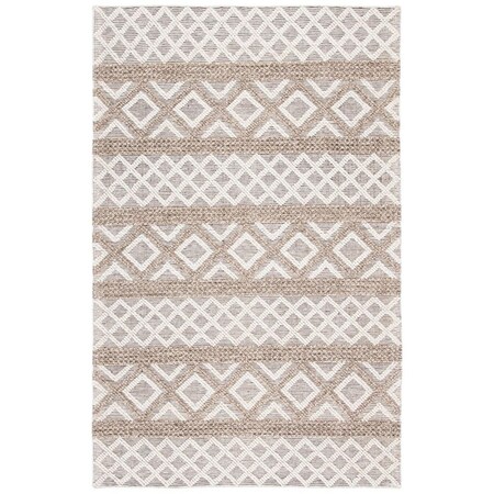 Safavieh 4 x 6 ft. Vermont Hand Woven Rectangle Area Rug Ivory & Grey VRM211F-4